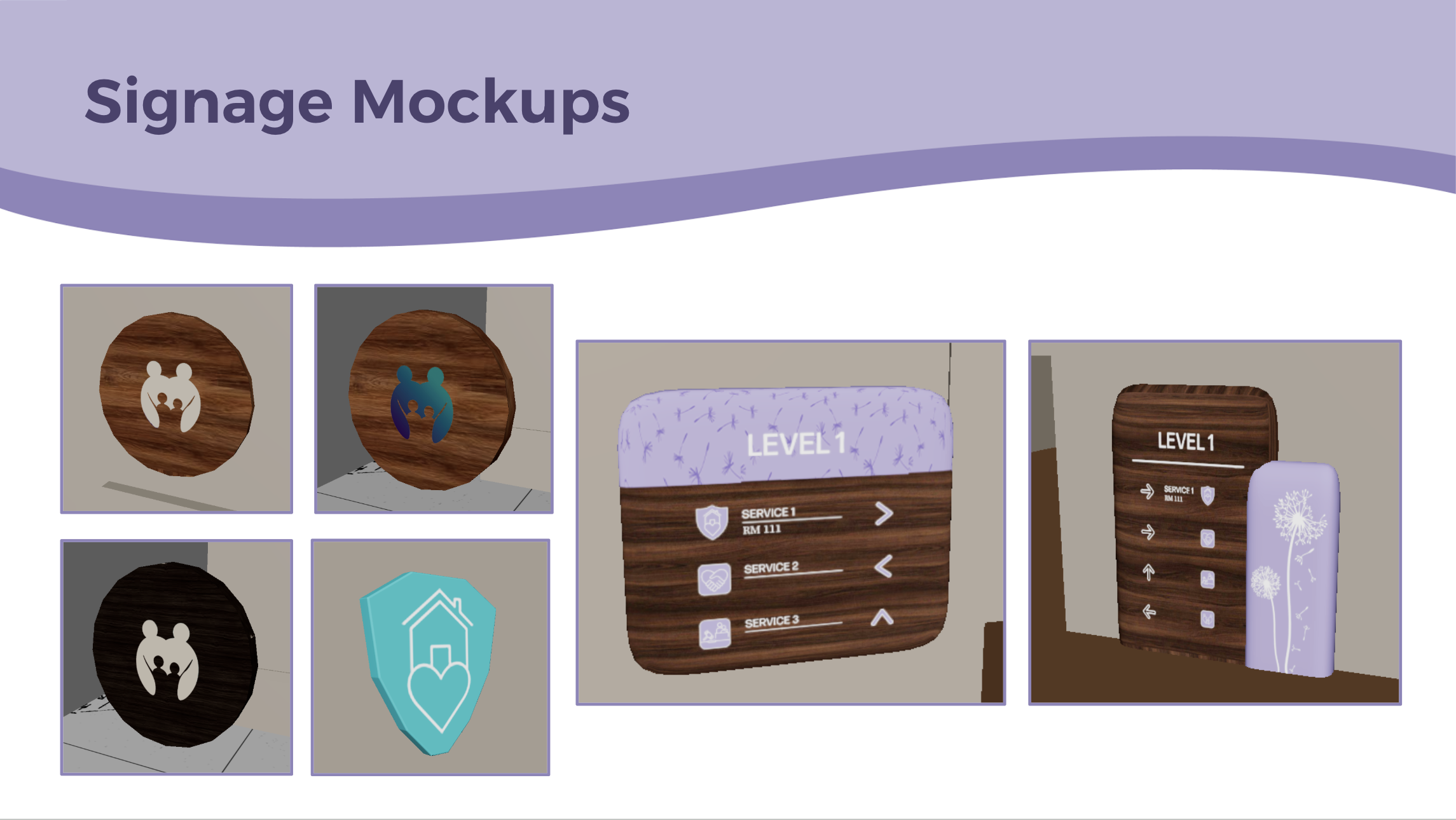 Holding onto Hope signage mockups