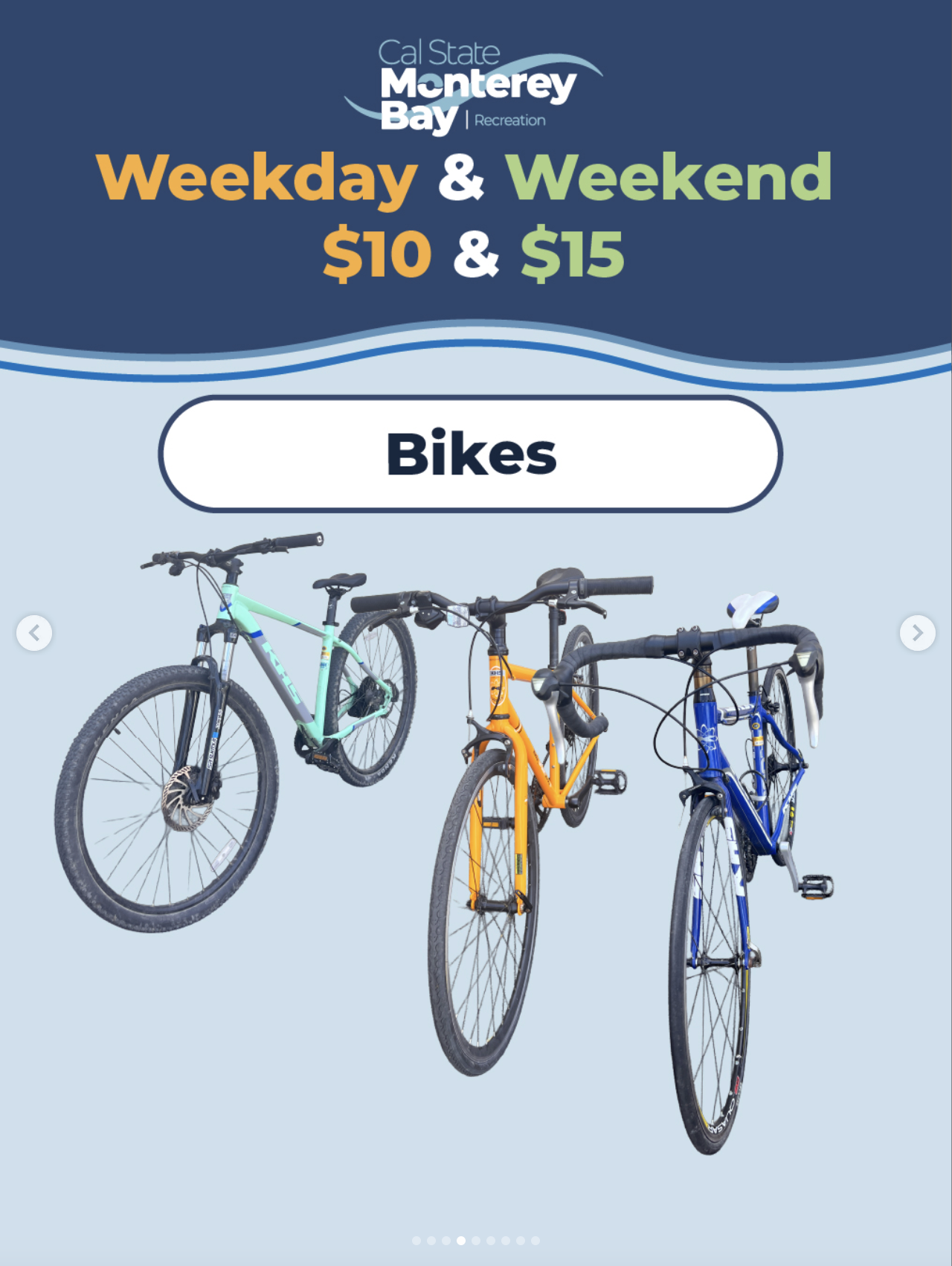 Bikes pricing