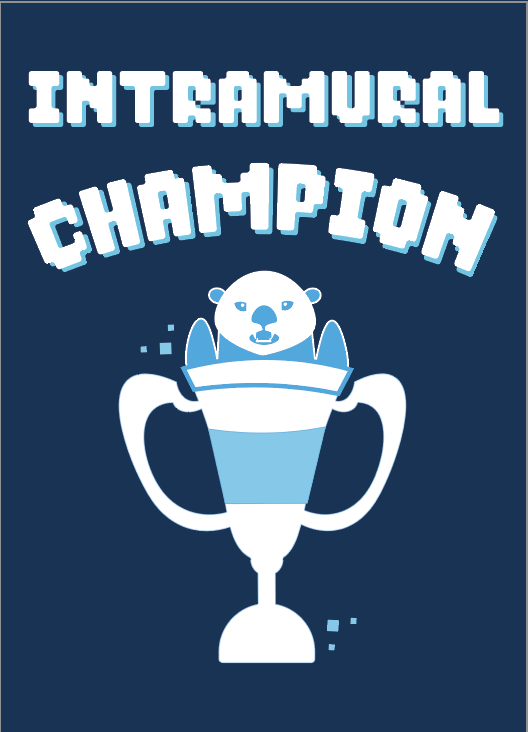 Intramural Champion T-shirt draft idea two