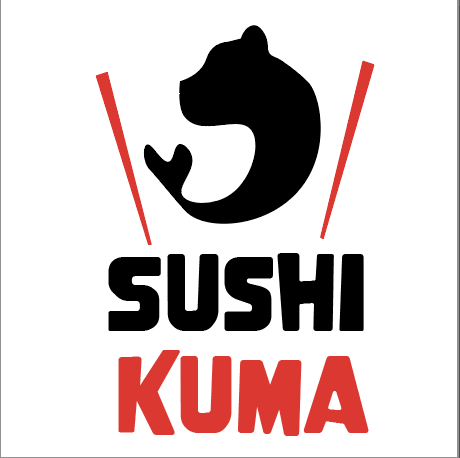 Sushi Kuma vertical logo
