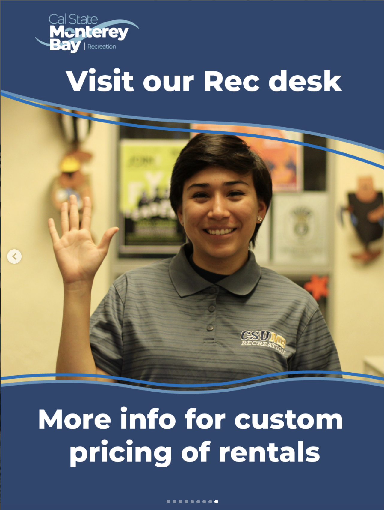Visit our Rec desk